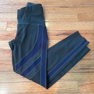 Zyia Active Full Length Leggings with sheer inserts size 2